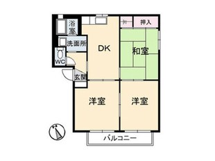 バリュージュ佐野 C･D棟の物件間取画像